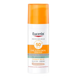 Eucerin Oil Control Toque Seco Protector Solar Facial Medio Fps50+ 50ml Gel Crema