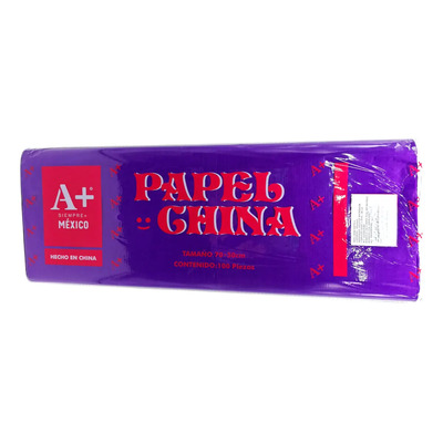 100 Pliegos De Papel China Morado Papel China | MercadoLibre