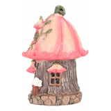 Gnomos De Jardín Gnome Fairy House De Resina A Prueba De Pol