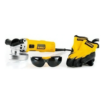 Mini Esmeriladora Angular 4 1\u002F2 800w Dwe4020si Dewalt Color Amarillo | Envío gratis