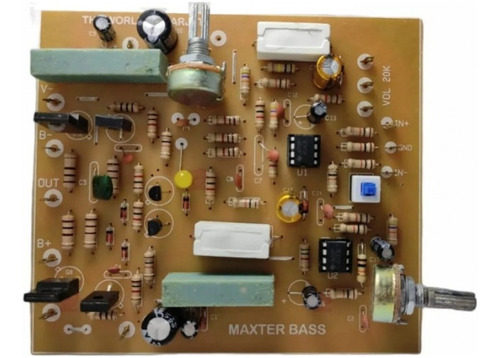 Tarjeta Amplificadora Maxter Bass