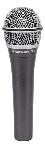 Microfono Samson Q8x Supercardioide Dinamico Con Estuche Color Gris Oscuro
