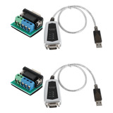 Cable Adaptador De Convertidor De Serie Usb A Rs485 Rs422, 2