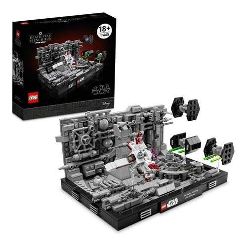 Kit Lego Star Wars Diorama Ataque A La Estrella De La Muerte Cantidad De Piezas 665