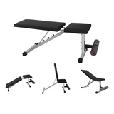 Banco  Pesas Inclinado, Banco Gym, Cross Fit  Silver/carbono