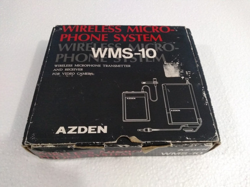 Azden Micrófono Sist Inalámbrico Transmisor Receptor Vintage