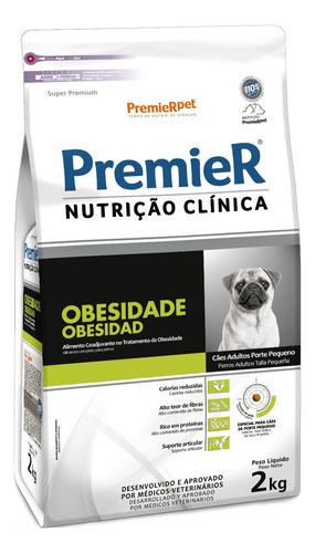 Premier Nutricion Clinica Perro Raza Pequeña Obesididad 2kg