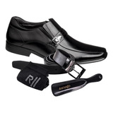 Sapato Masculino Social Couro Rafarillo Original +kit Brinde