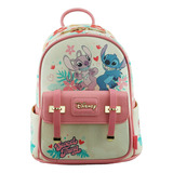 Wondopop Disney Angel And Stitch 11  Mini Mochila De Moda De