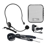 Microfone Headset C/ Caixa Usb Bluetooth Professor Bw178 Csr Cor Preto