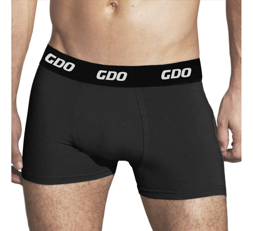 Boxer Gdo Liso Algodón Y Lycra Con Elástico -  High Quality