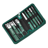 Set  De Manicure Portatil Profesional 9 Pcs 