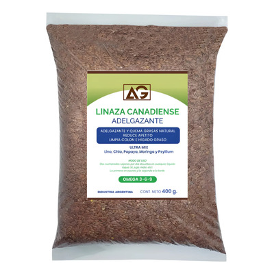 Mix Adelgazante Linaza Lino Chía Papaya Moringa Psyllium | Envío gratis