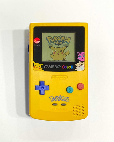 Game Boy Color Pokémon Edition + 7 Cartuchos Pokémon (usado)