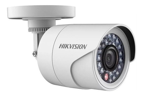 Cámara De Seguridad Hikvision Ds-2ce16c0t-ipf Con Resolución De 1mp Visión Nocturna Incluida Blanca 