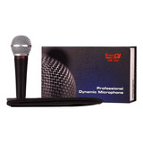 Microfono Dinamico Pro Dj Dm580 Con Cable 5 Mtr