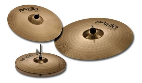 Set Platillo Universal Paiste 201 Hi Hat 14 Crash 16 Ride 20