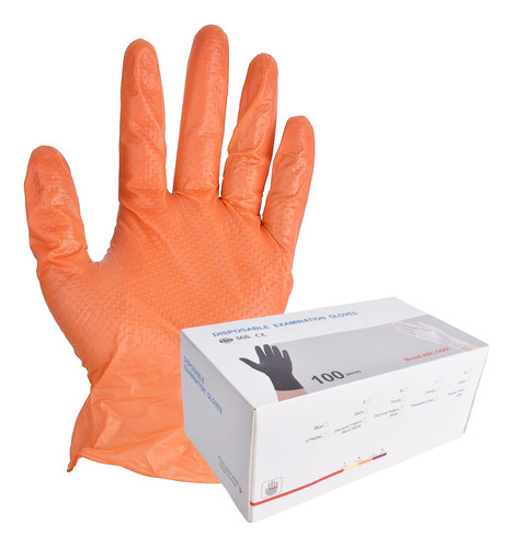 Guantes Nitrilo Texturizado Profesional 100 Und