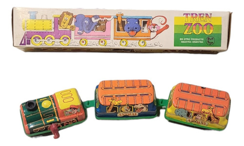 Antiguo Juguete Tren Zoo Doll Toys 27 Cm Jretro