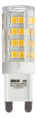 Lámpara Led Sica G9 Bi-pin 4w 220v Luz Dia