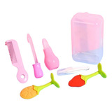 Set Aspirador Nasal Gotero Peine Pinza + 2 Mordedores Bebe