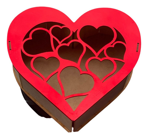 Caja Decorativa En Forma De Corazón Para Regalo 18x18x8 Cm 