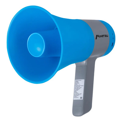 Megáfono Mitzu Recargable 800 Metros De Alcance Meg-445bl | MercadoLibre