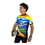 Free Spirit Wear Mountain Short Sleeve Cycling Jersey