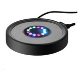 Nicrew Disco De Piedra Burbujeador Led Para Acuario Multicol