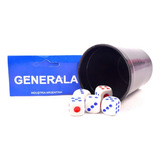 Generala Kit X5 Juego De Mesa Cubilete Dados Niños Diversion