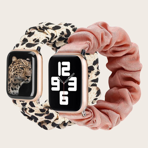 Scrunchies Compatibles Para Apple Watch Para Mujer  Bandas D