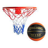 Aro Basketball + Balón Spalding 150 Baloncesto Drb Pro