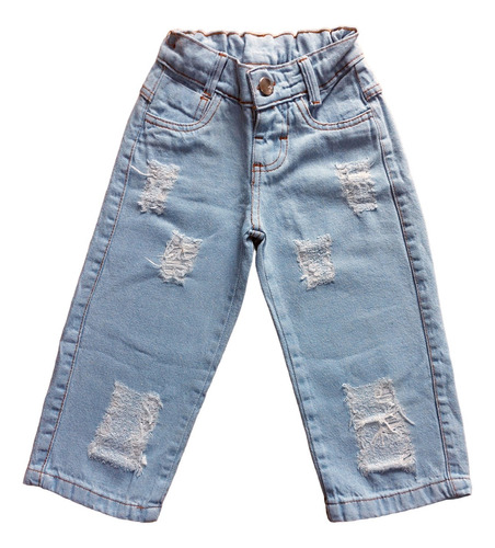 Calça Juvenil Country Jeans Flare Boiadeira Strass Envio Já