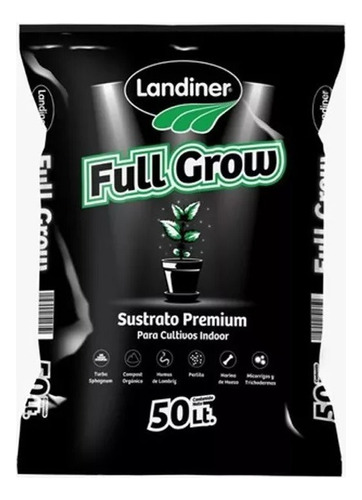 Combo X 5u Tierra Landiner Grow Cultivo Indoor 50lt Premium.