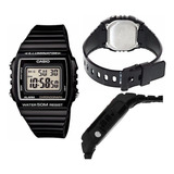 Reloj Casio Digital Sumergible Deportivo Luz Alarma W215h 1a