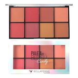 10 Paleta Blush Atacado Para Revenda 08 Tons  