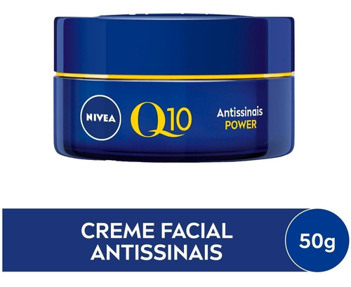 Creme Facial Antissinais Noturno Nivea Q10 Power 52g