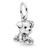 Charm Perrito Labrador 100% Plata Compatible Con Pandor