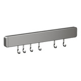 Estante Para Utensilios De Cocina De Aluminio, 6 Gancho