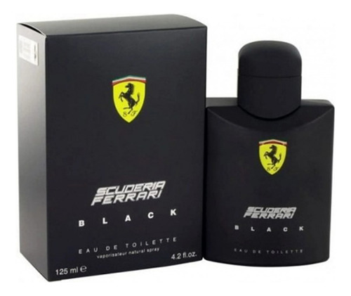 Perfume Importado Masculino Original Ferrai Black 125ml