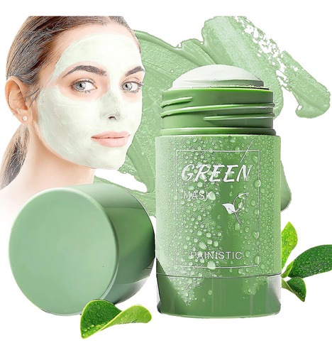 Green Tea Mask Stick Máscara De Chá Verde Pele Acne Cravos