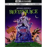 Beetlejuice Tim Burton Pelicula 4k + Blu-ray + Dc 