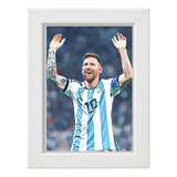 Cuadro Decorativo Portarretrato Lionel Messi Argentina 7x5