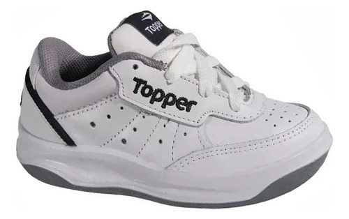 Topper Zapatillas Blancas Cuero X-forcer Niño