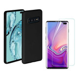 Capa Capinha Slim Fosca+pelicula Hidrogel P/ Galaxy S10 Plus