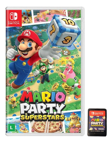 Jogo Nintendo Switch Mario Party Superstars Mídia Física
