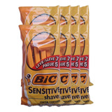 Aparelho De Barbear Bic Sensitive Shaver Pacote 56 Unidades