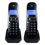 Telefone Motorola Sem Fio 1 Ramal Agenda 20 Num - Cor Preto