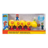 Conjunto Com 3 Bonecos De Super Mario Sunny Brinquedos