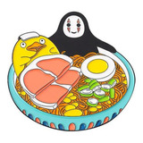 Pin Broche Metálico Sin Rostro Ramen Ghibli Anime